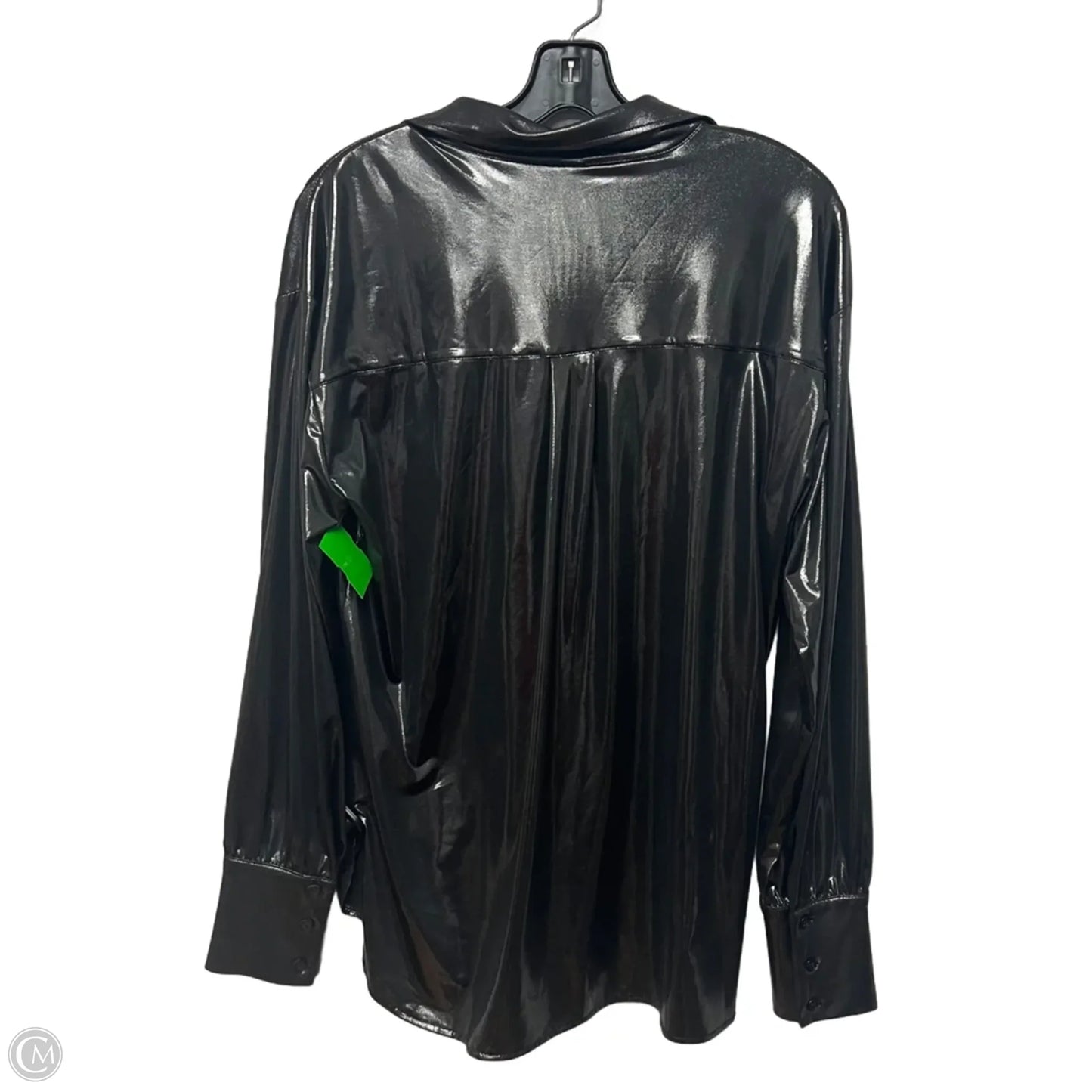 Top Long Sleeve By Anthropologie In Silver, Size: S