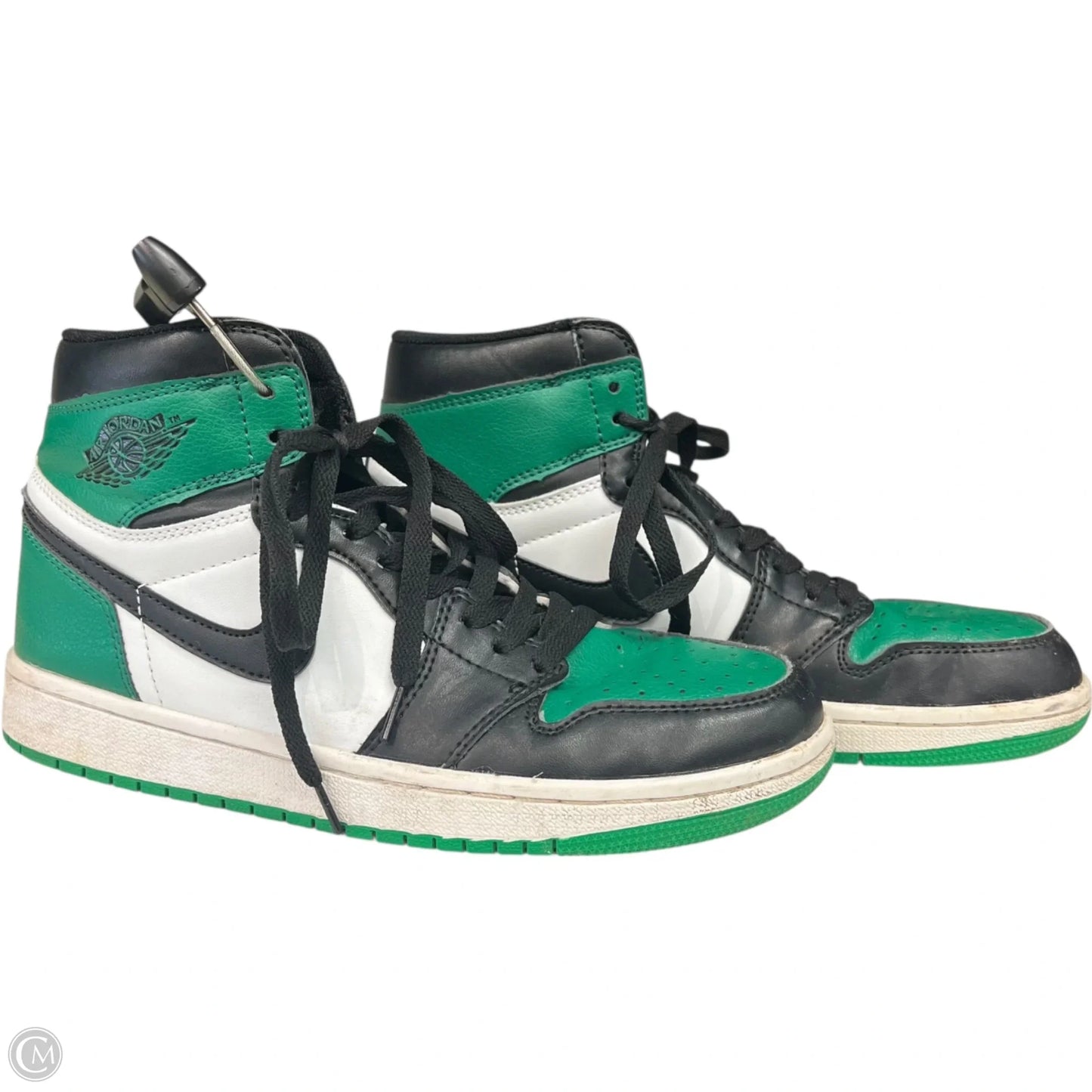 Shoes Luxury Designer By Jordan In Green, Size: 7