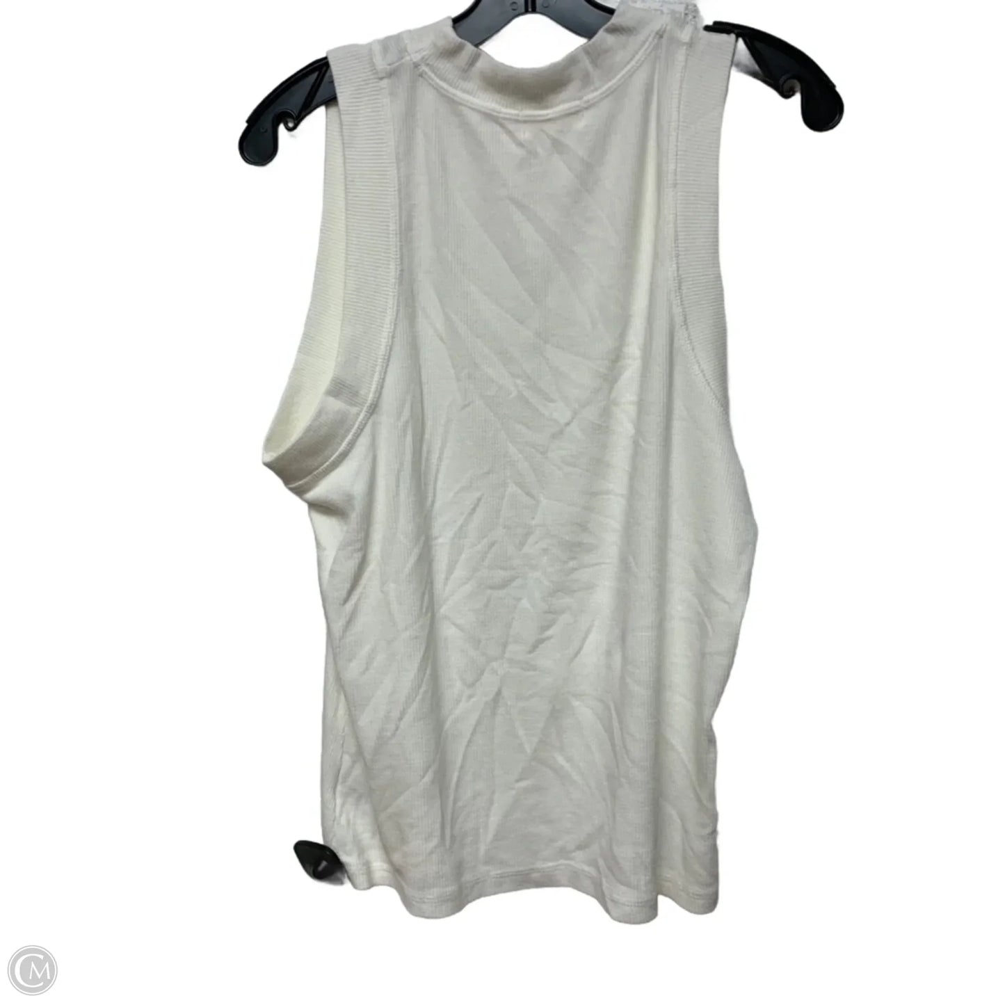 Top Sleeveless Basic By T.la In White, Size: Xl