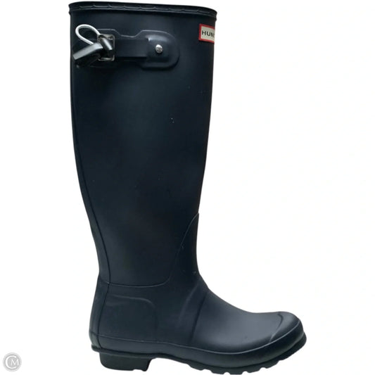 Boots Rain By Hunter In Navy, Size: 8