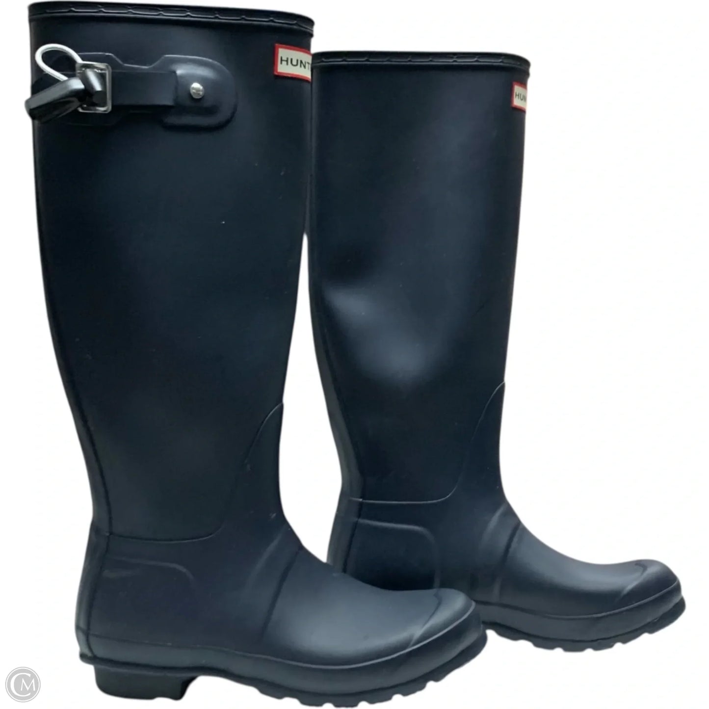 Boots Rain By Hunter In Navy, Size: 8