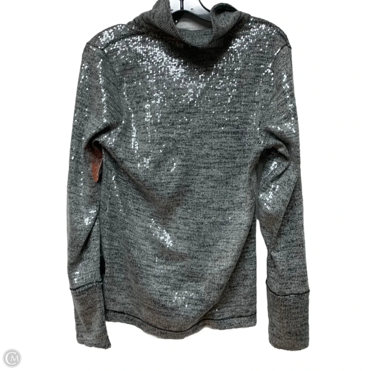Top Long Sleeve By Pilcro In Silver, Size: M