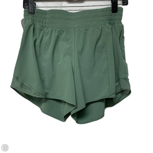 Athletic Shorts By Lululemon In Green, Size: S