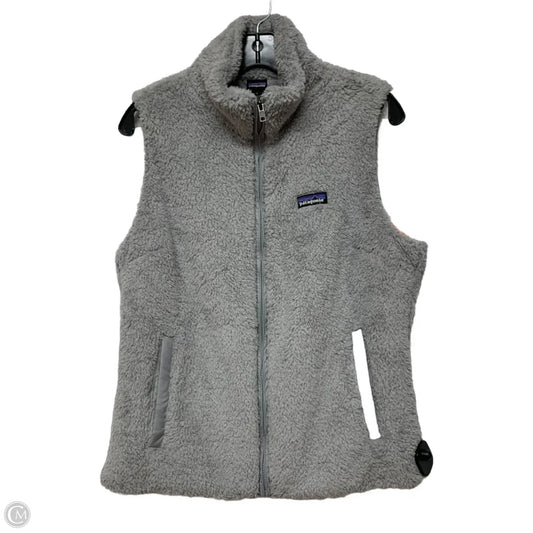 Vest Faux Fur & Sherpa By Patagonia In Grey, Size: L