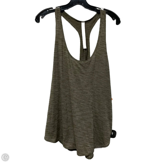Athletic Tank Top By Lululemon In Green, Size: L