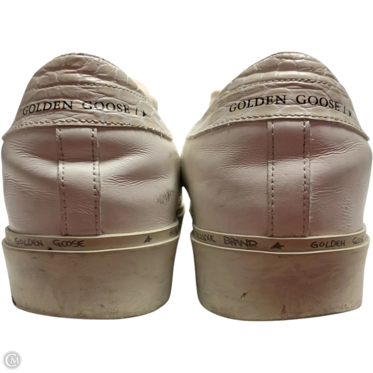 Shoes Luxury Designer By Golden Goose In White, Size: 11