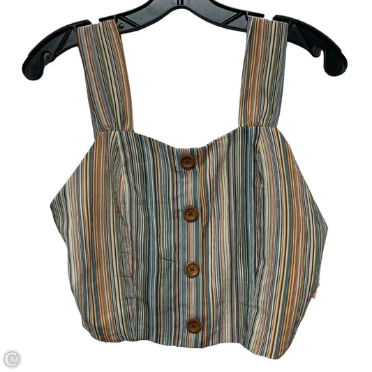 Blouse Sleeveless By Paper Crane In Multi-colored, Size: S