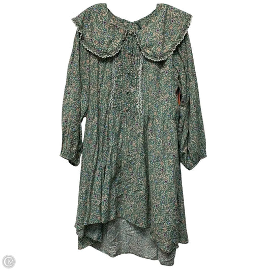 Dress Casual Midi By Anthropologie In Green, Size: Xl