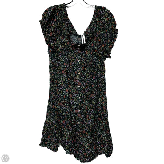 Dress Casual Short By Anthropologie In Floral Print, Size: 1x
