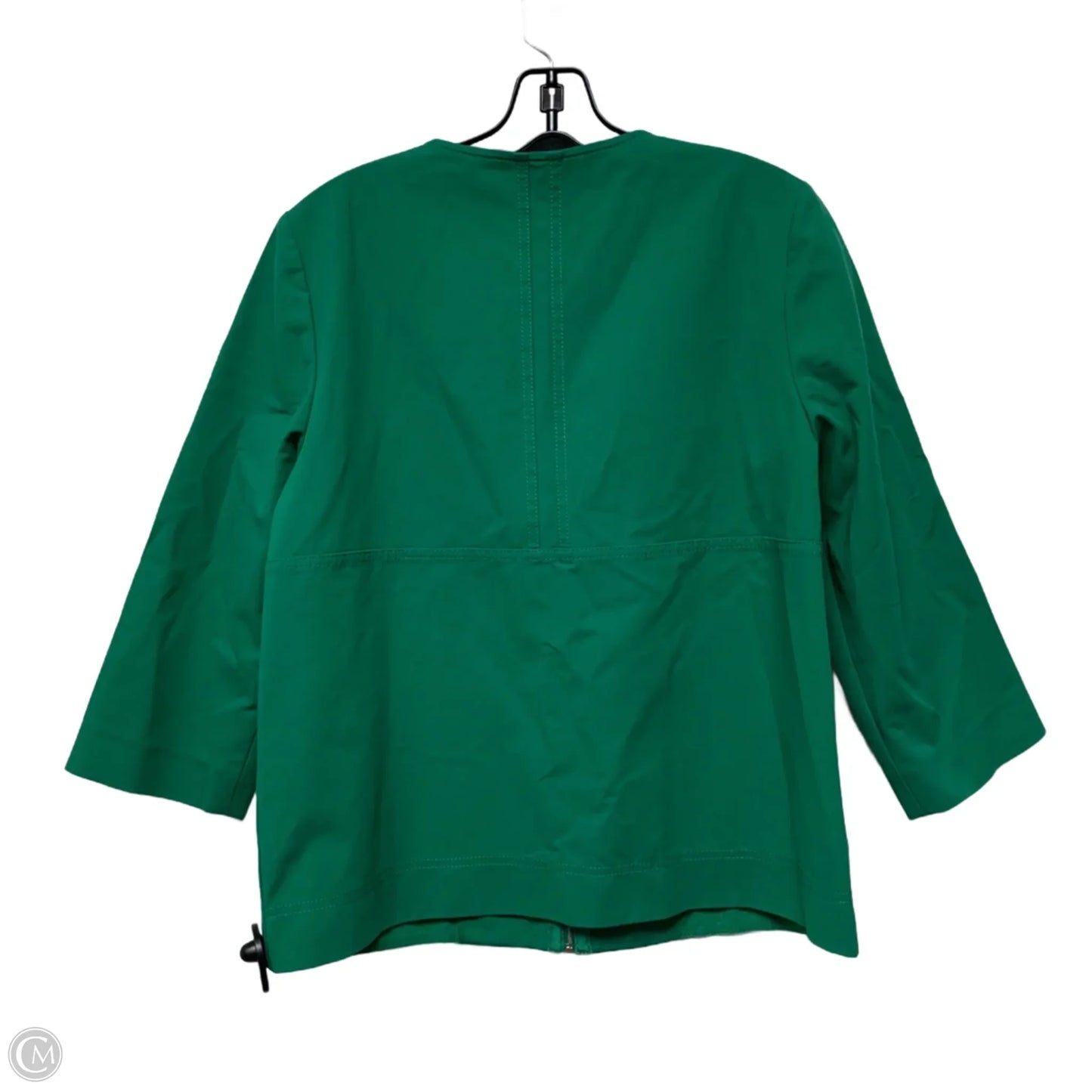 Jacket Designer By Lafayette 148 In Green, Size: M