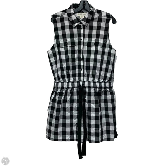 Romper Designer By Kate Spade In Black & White, Size: Xl