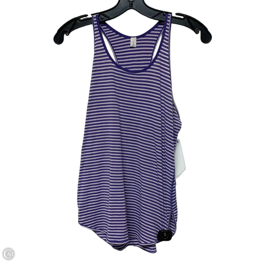Athletic Tank Top By Lululemon In Purple, Size: S