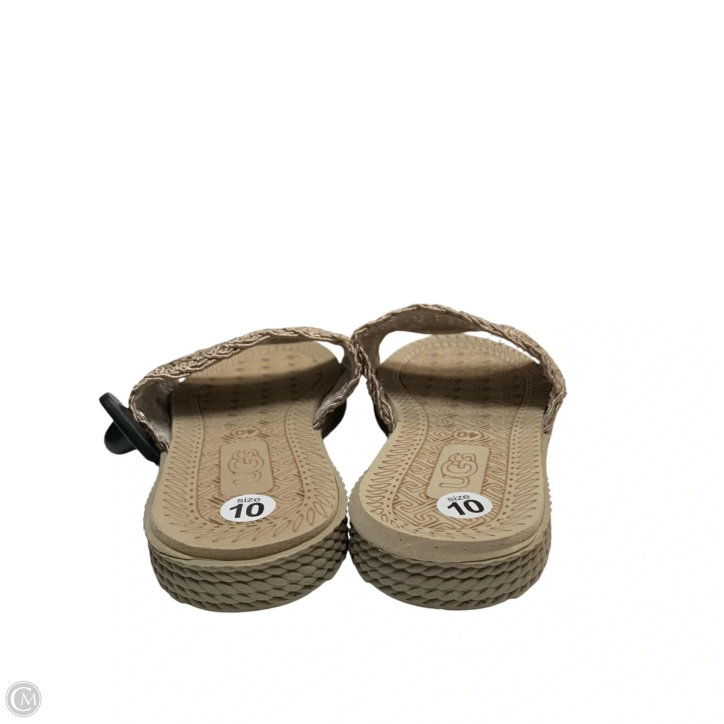 Sandals Designer By Ugg In Brown, Size: 10