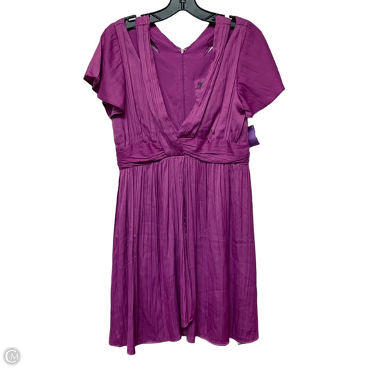 Dress Casual Short By Anthropologie In Purple, Size: S