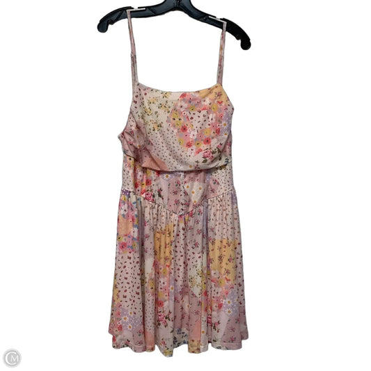 Dress Casual Short By Shein In Floral Print, Size: 3x
