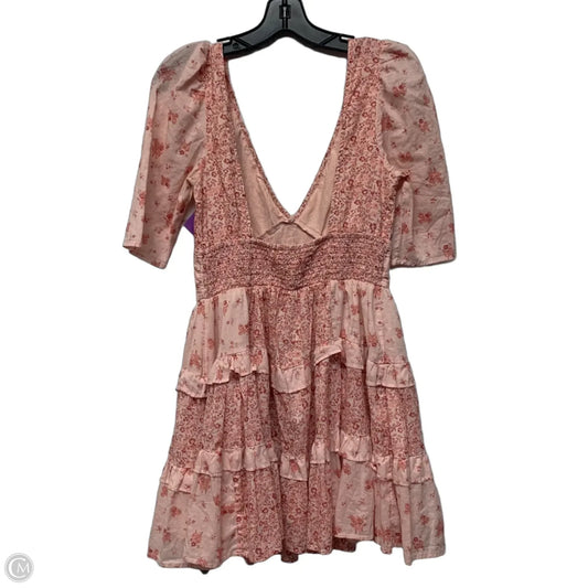 american eagle pink dress Dress Casual Short By American Eagle In Black & Pink, Size: M