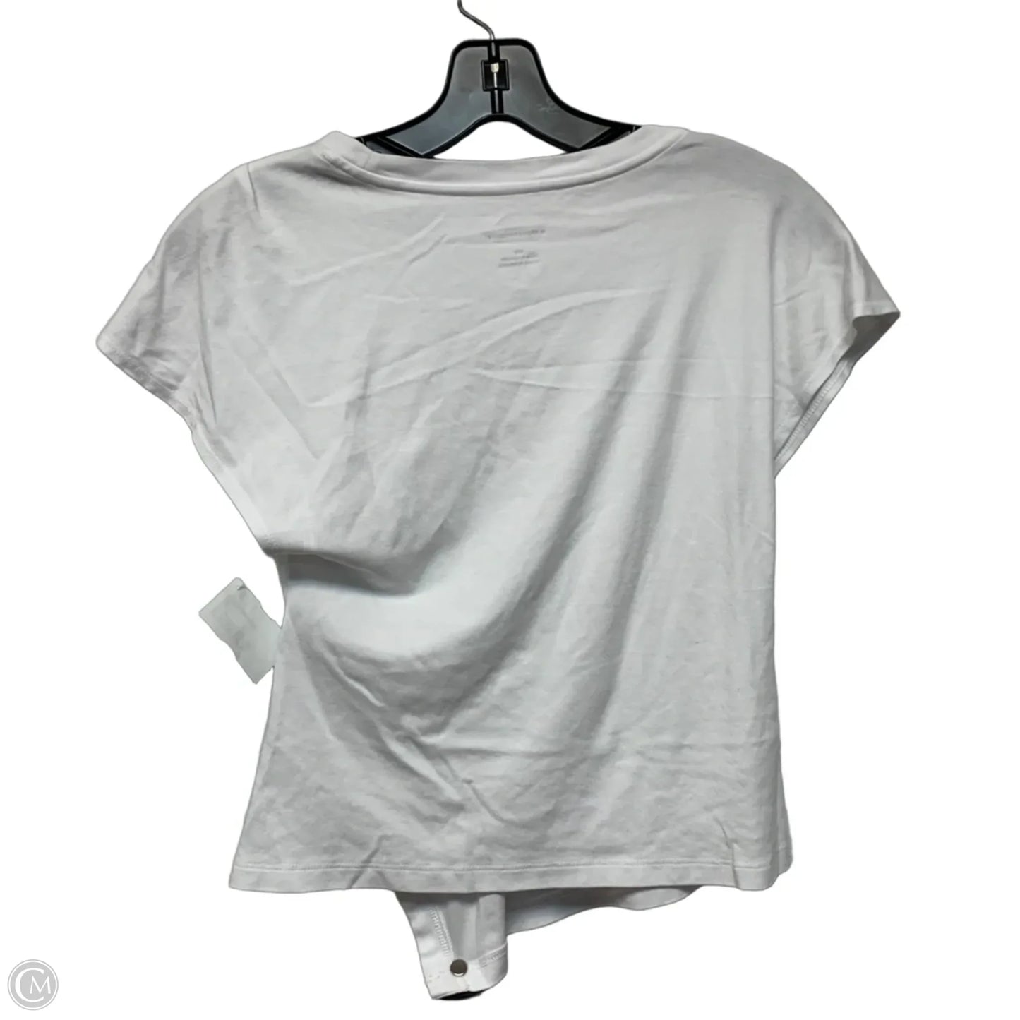 Top Short Sleeve By Anthropologie In White, Size: Xxs