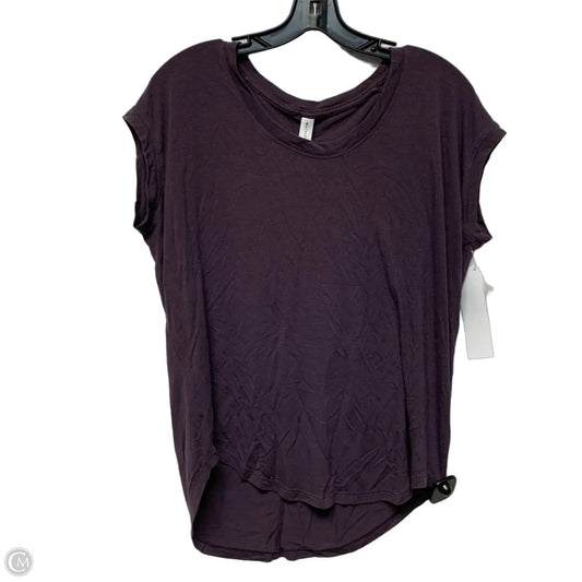 Athletic Top Short Sleeve By Athleta In Purple, Size: Sp