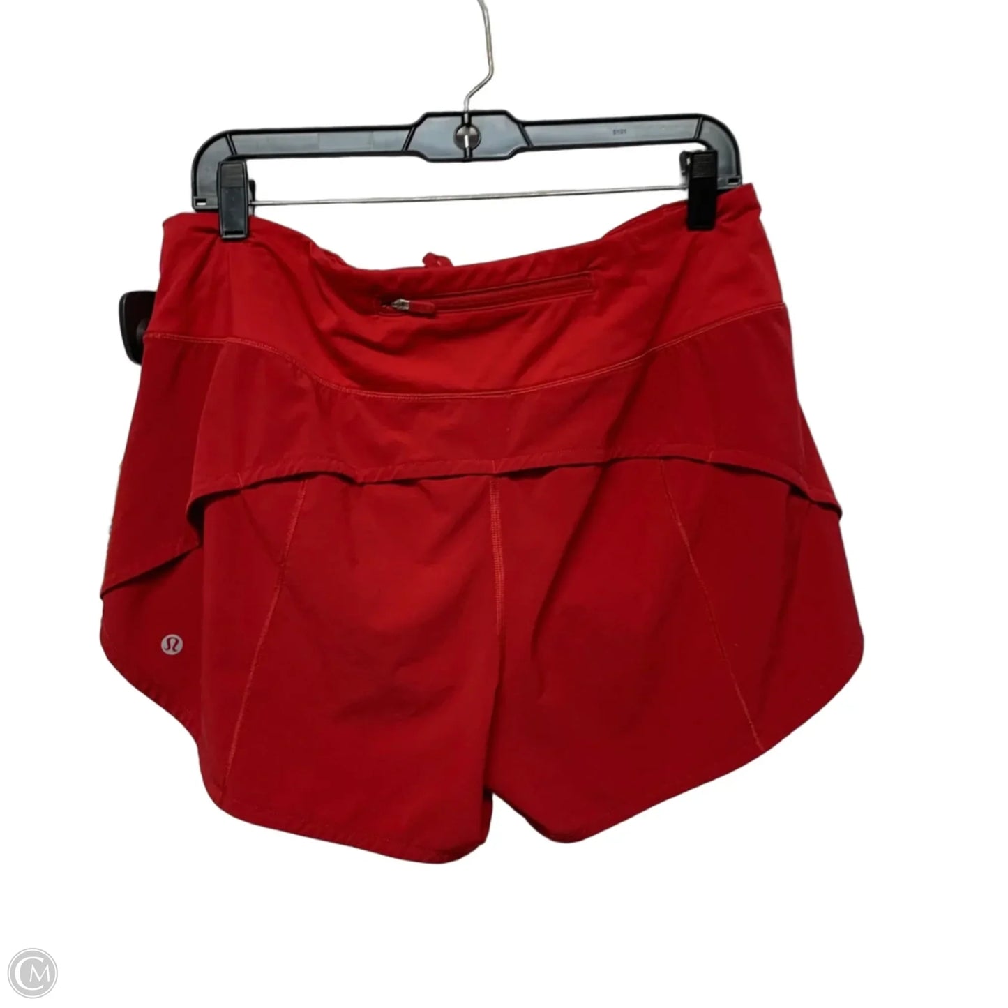 Athletic Shorts By Lululemon In Red, Size: L