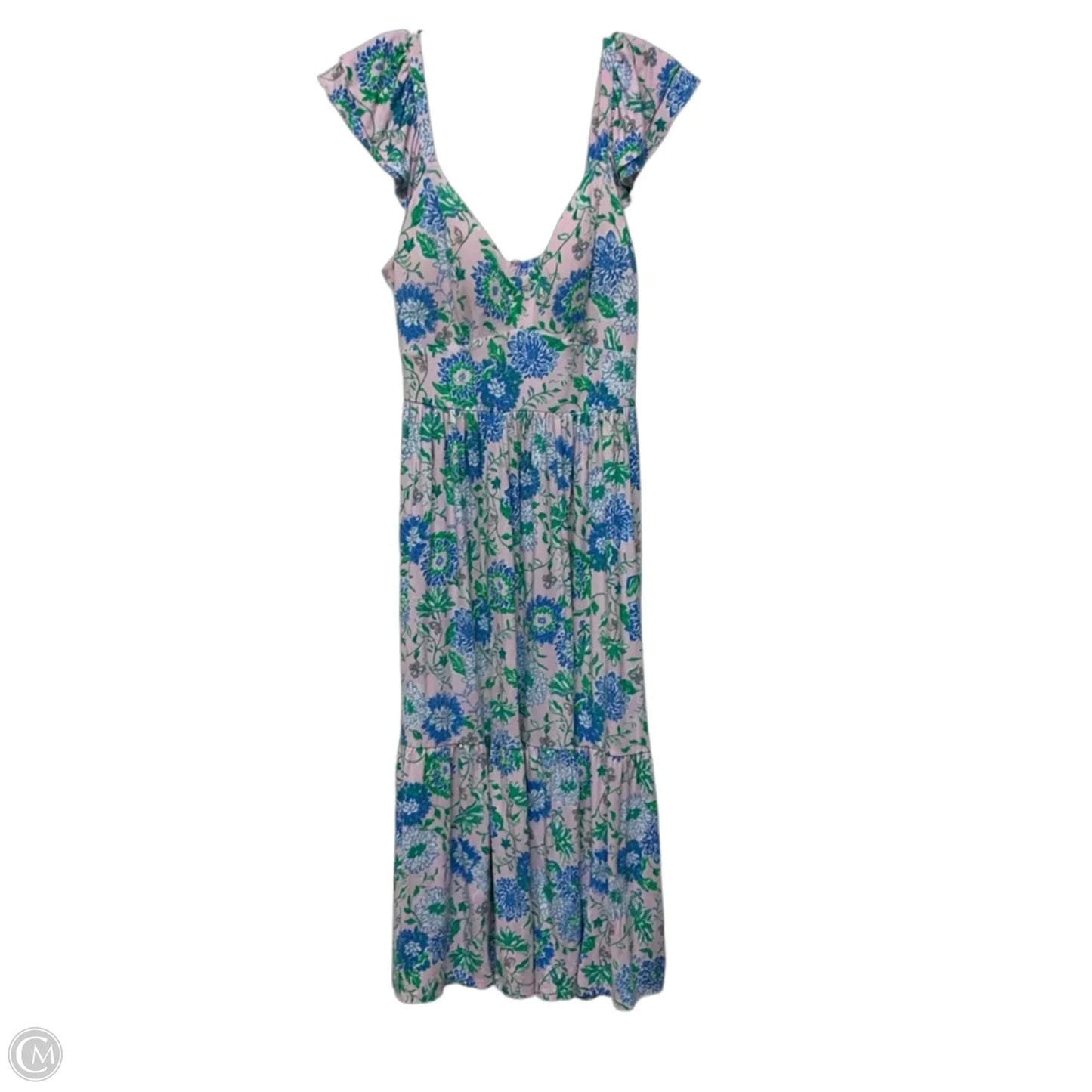 Dress Designer By Lilly Pulitzer In Blue & Pink, Size: M