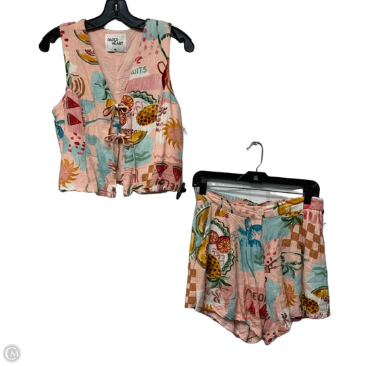 Shorts Set By Paper Heart In Pink, Size: M