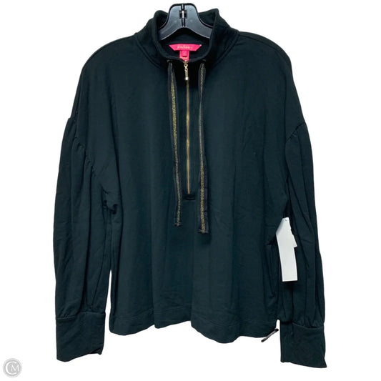 Sweatshirt Designer By Lilly Pulitzer In Black, Size: L
