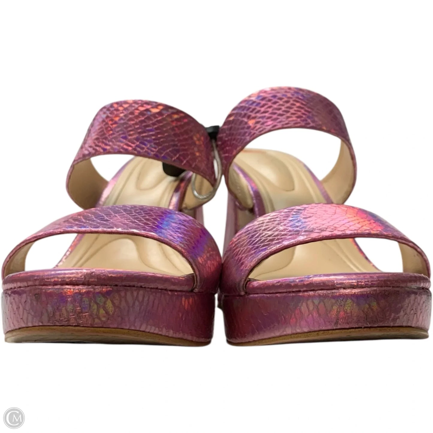 Sandals Heels Block By Jessica Simpson In Pink, Size: 8.5
