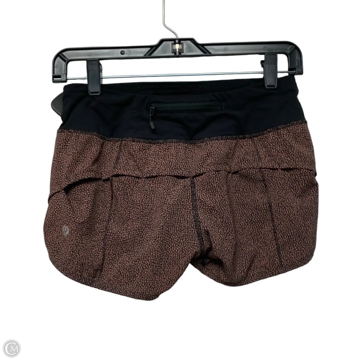 Athletic Shorts By Lululemon In Brown, Size: Xs