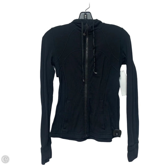 Athletic Jacket By Lululemon In Black, Size: S