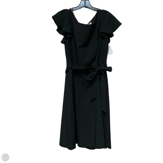 Dress Casual Midi By Calvin Klein In Black, Size: L