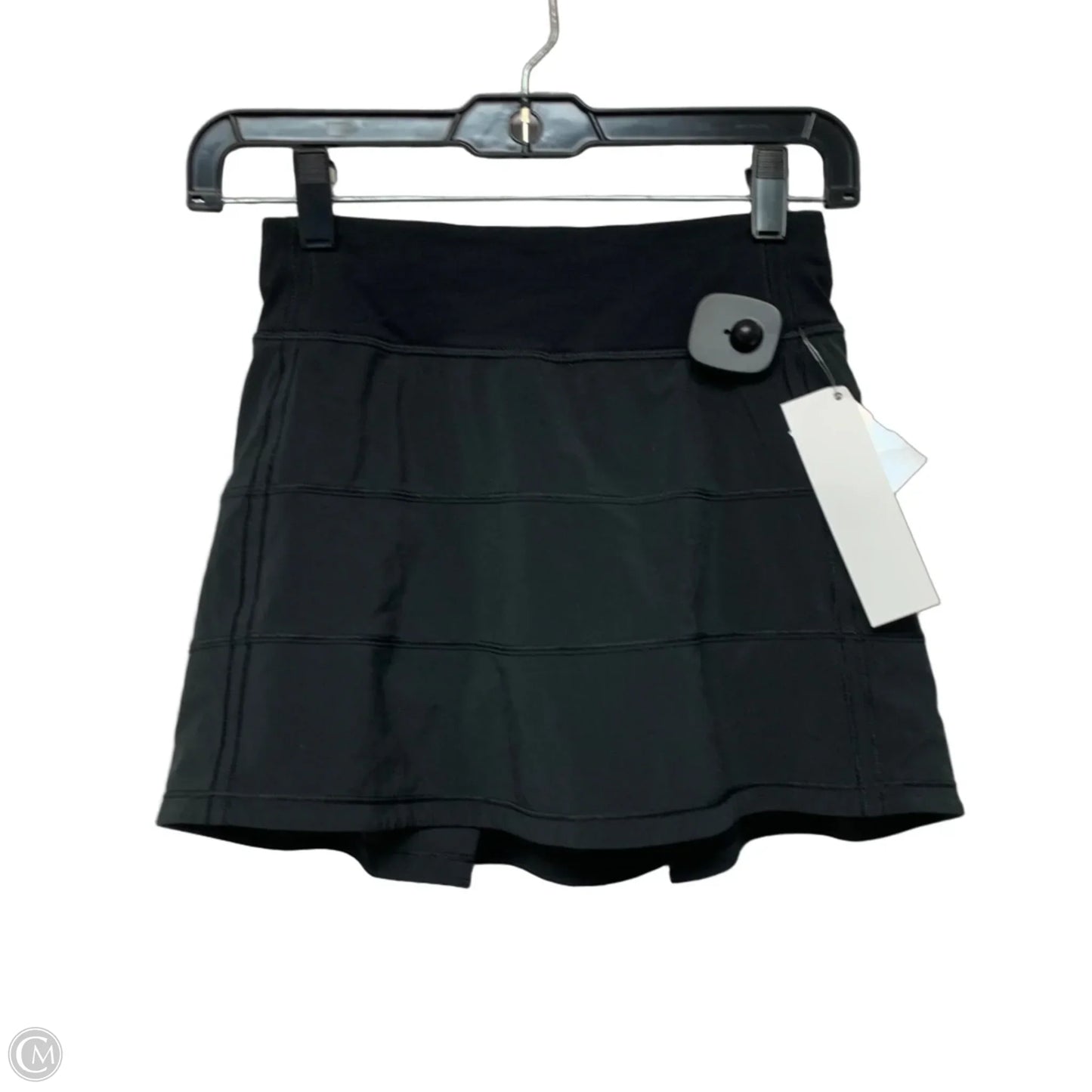 Athletic Skort By Lululemon In Black, Size: Xs