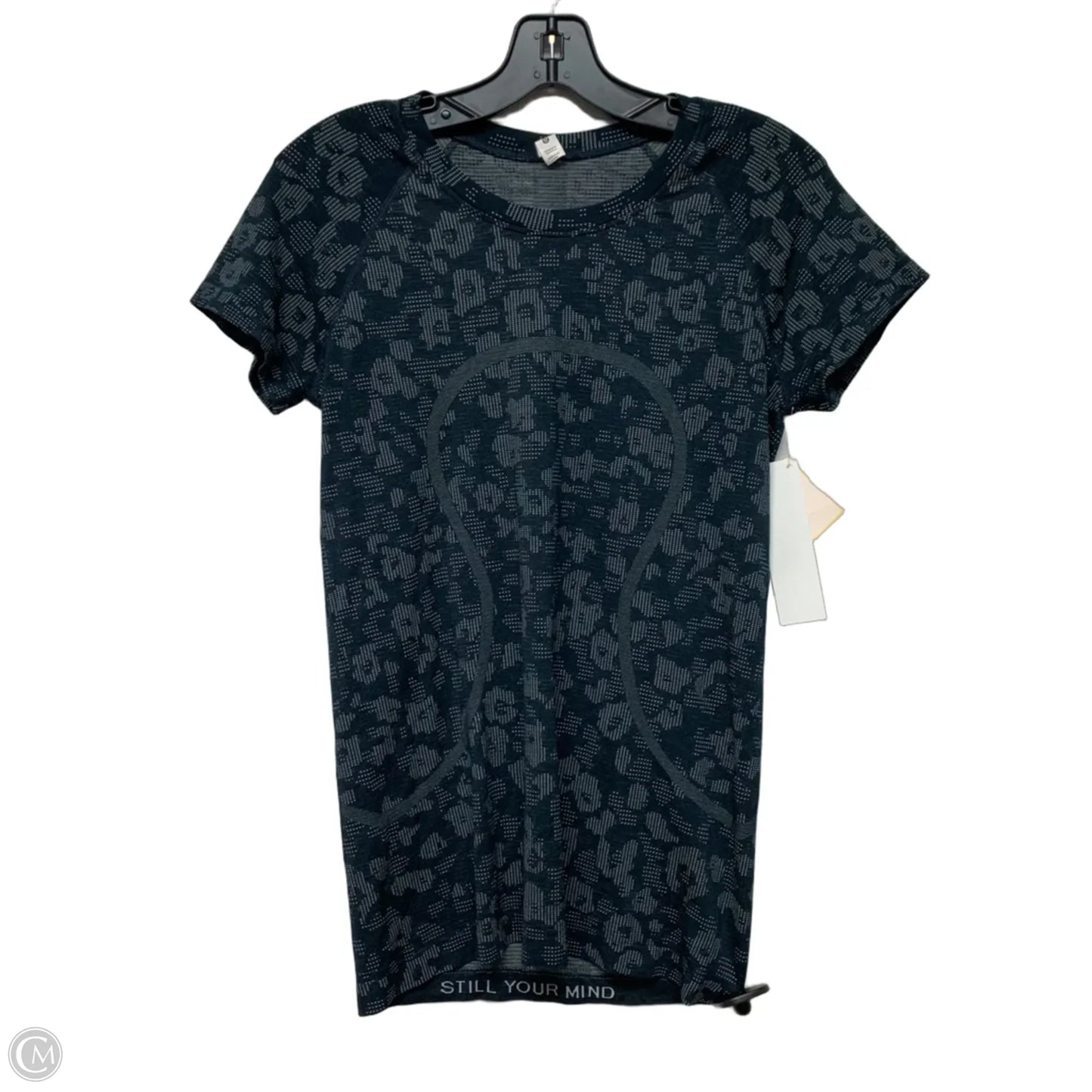Athletic Top Short Sleeve By Lululemon In Blue, Size: M