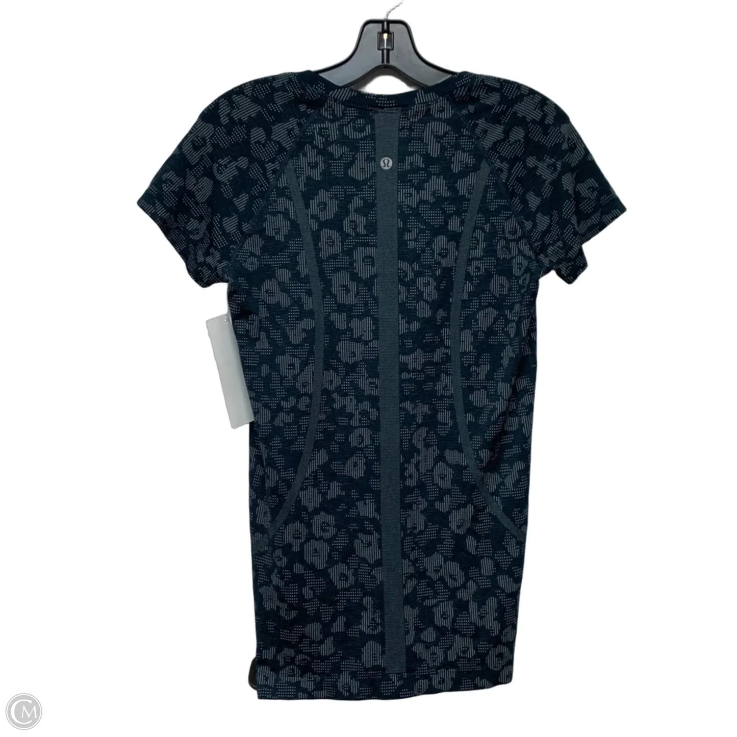 Athletic Top Short Sleeve By Lululemon In Blue, Size: M