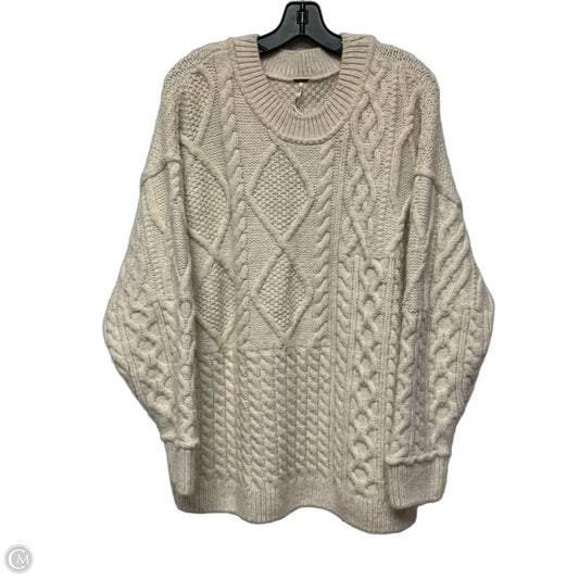 Sweater By Free People In Cream, Size: M