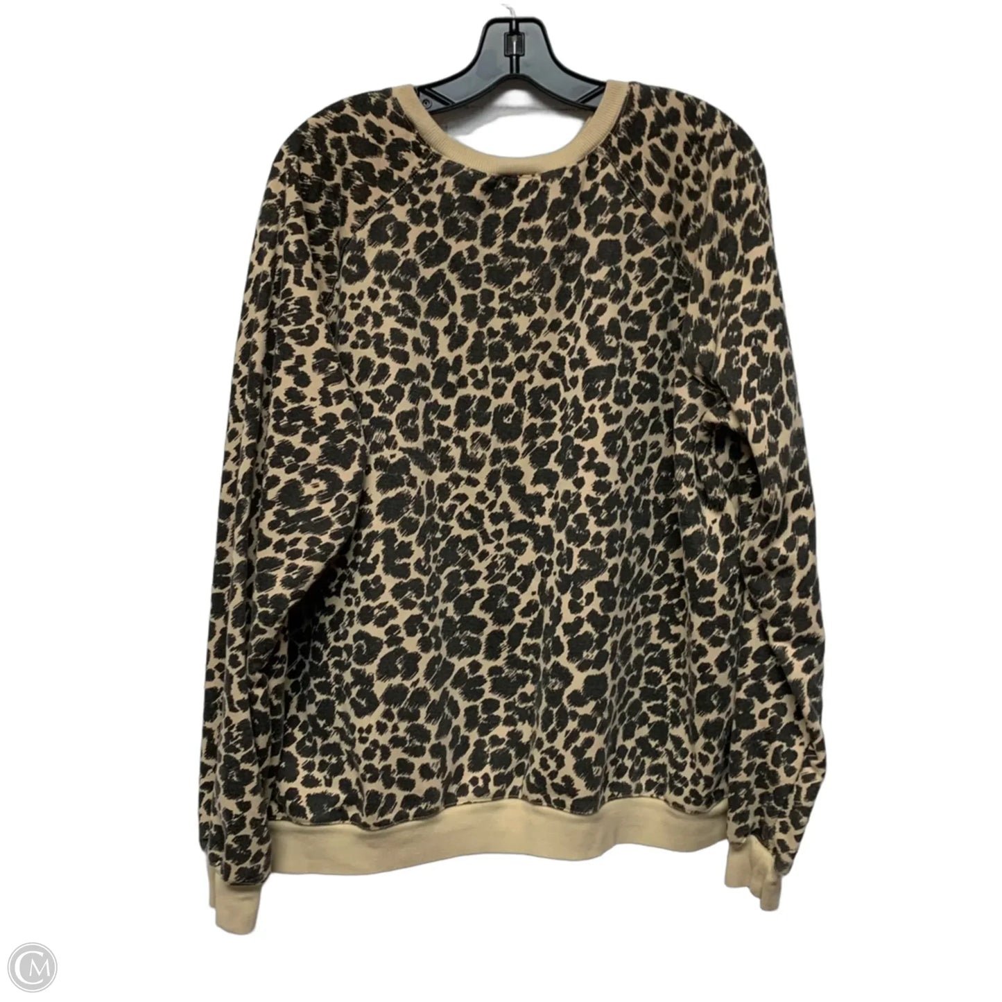 Sweatshirt Crewneck By Maeve In Animal Print, Size: Xl