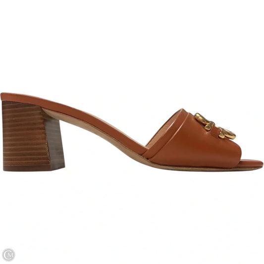 Sandals Designer By Kate Spade In Brown, Size: 7.5