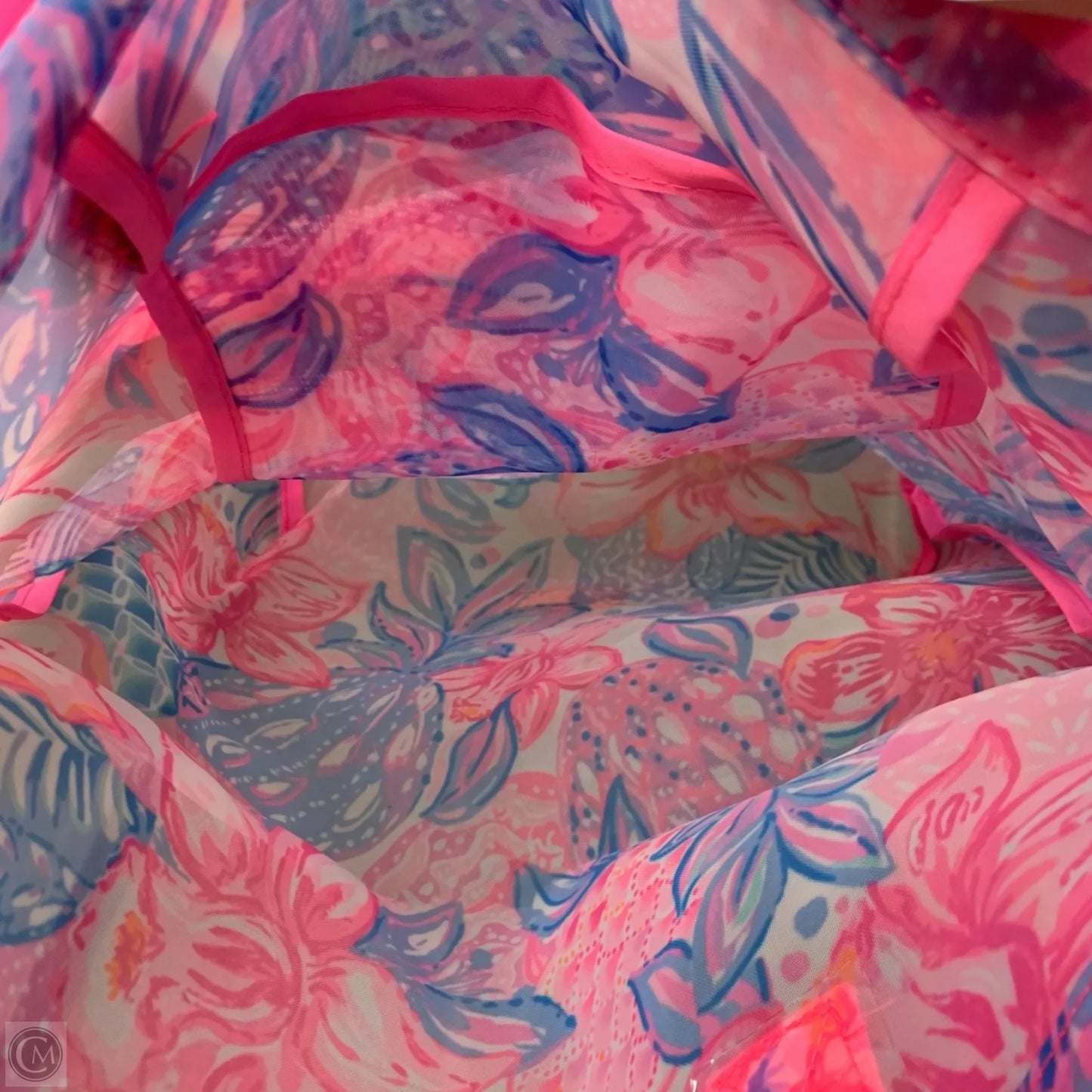 Tote Designer By Lilly Pulitzer, Size: Large