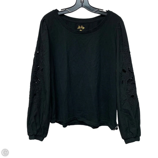 Top Long Sleeve Designer By Lilly Pulitzer In Black, Size: Xl