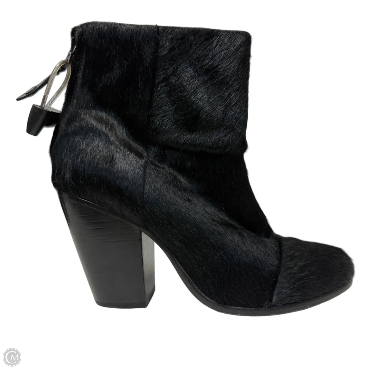 Boots Ankle Heels By Rag And Bone In Black, Size: 8