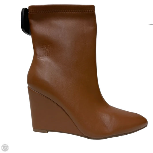 Boots Ankle Heels By A Pea In The Pod In Brown, Size: 6