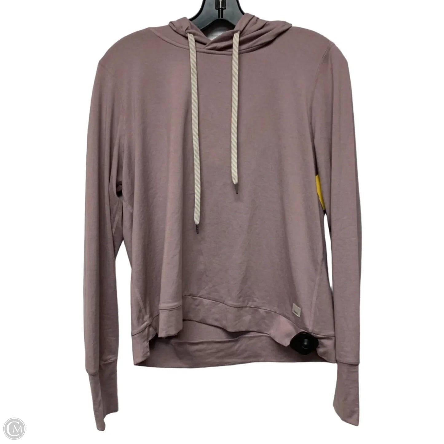 Athletic Top Long Sleeve Hoodie By Vuori In Purple, Size: M