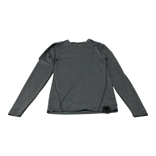 Athletic Top Long Sleeve Crewneck By Champion In Grey, Size: S