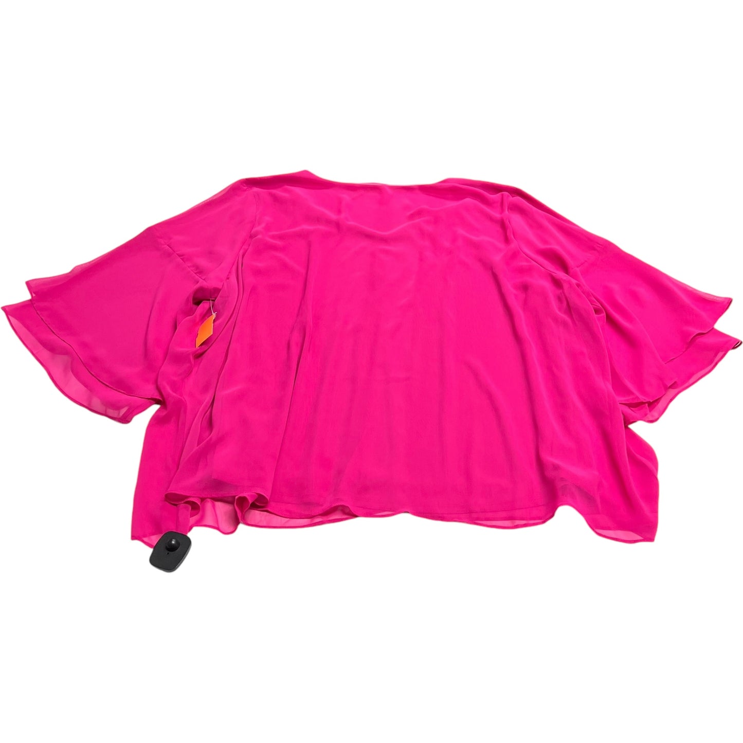 Blouse 3/4 Sleeve By Lane Bryant In Hot Pink, Size: 3x