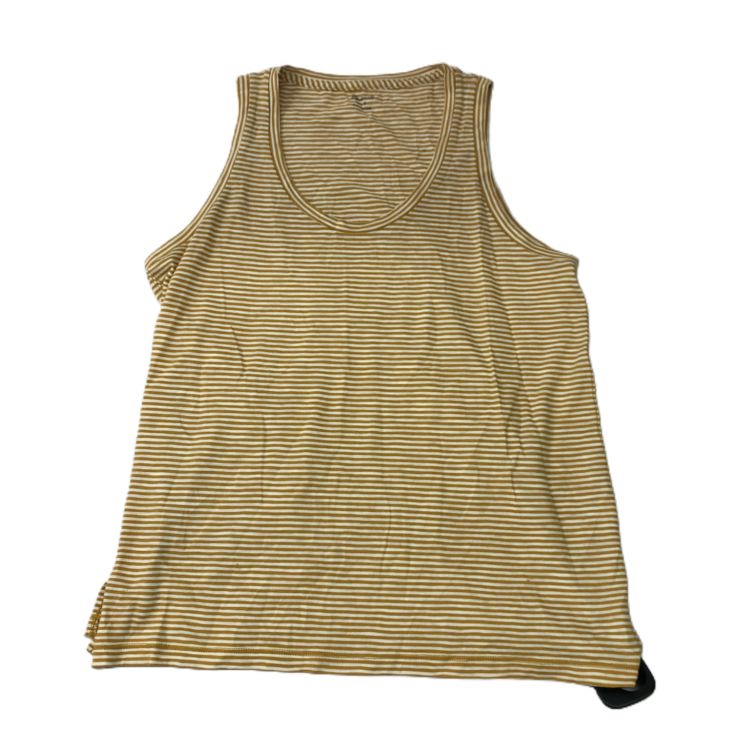 White & Yellow  Top Sleeveless By Madewell  Size: S