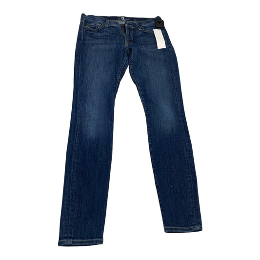 Jeans Designer By 7 For All Mankind In Blue Denim, Size: 8