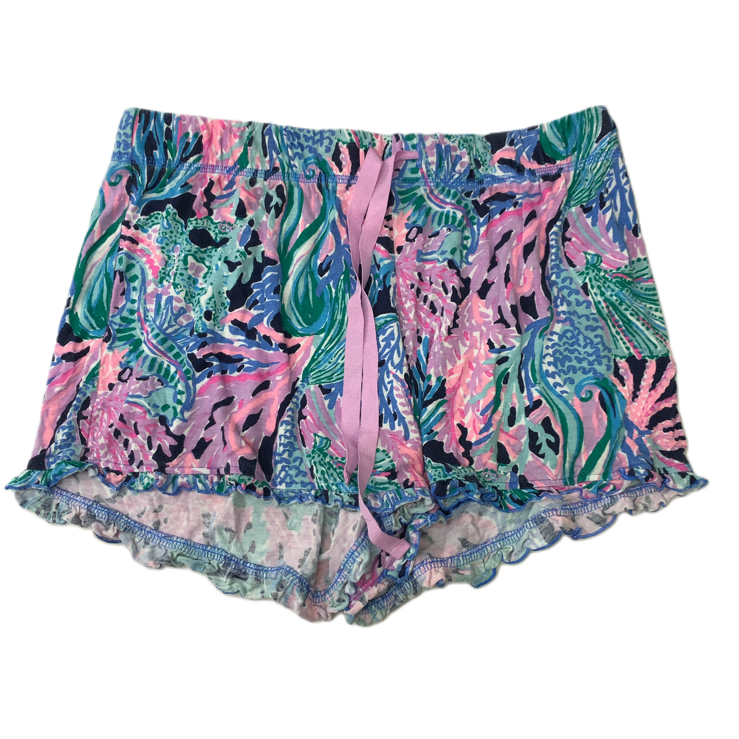 Blue & Purple  Shorts Designer By Lilly Pulitzer  Size: M