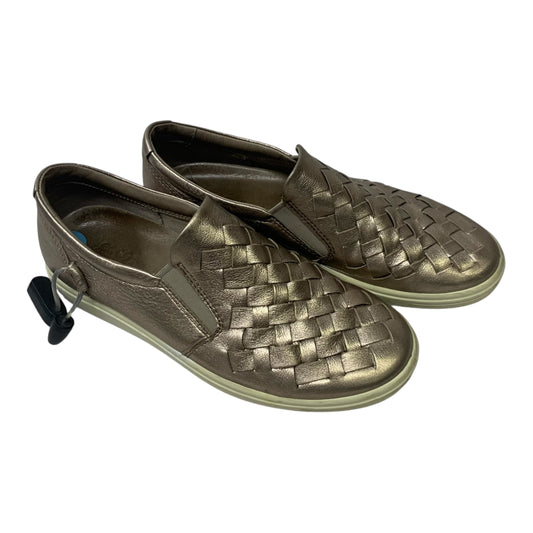 Shoes Sneakers By Ecco In Gold, Size: 6