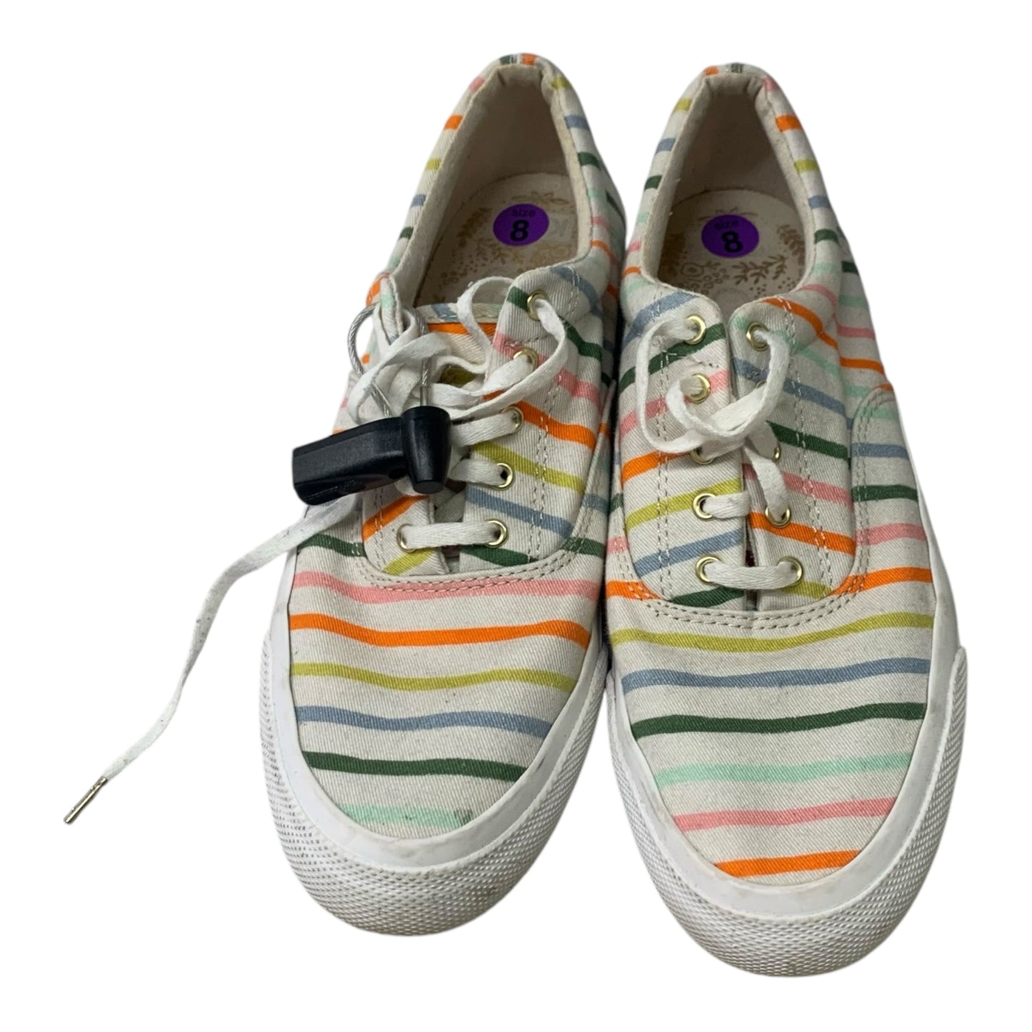 Shoes Sneakers By Keds In Striped Pattern, Size: 8