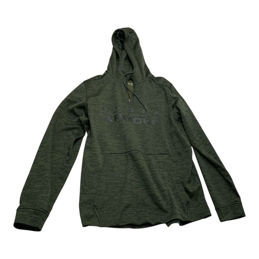 Athletic Sweatshirt Hoodie By Under Armour In Green, Size: M