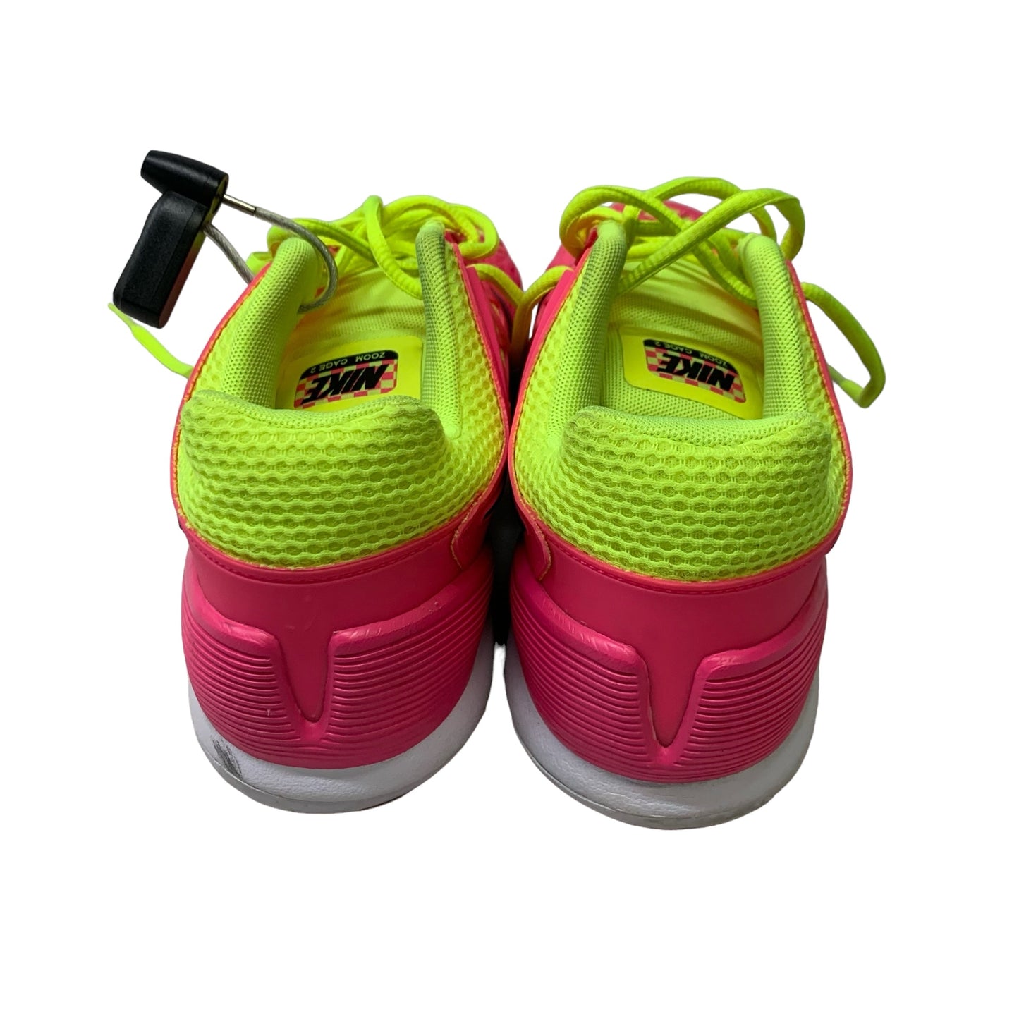 Shoes Athletic By Nike In Pink & Yellow, Size: 8.5